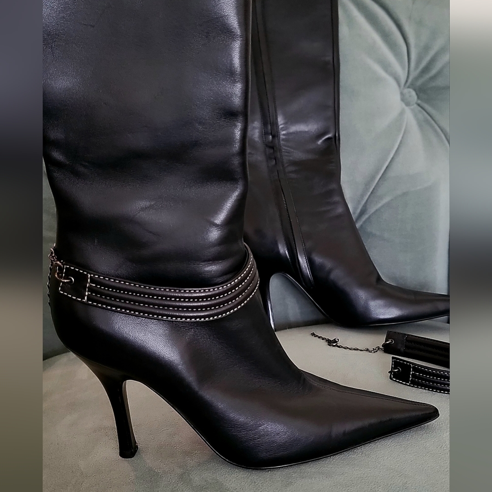 NWT Bruno Magli tall boots pointed toe size 36